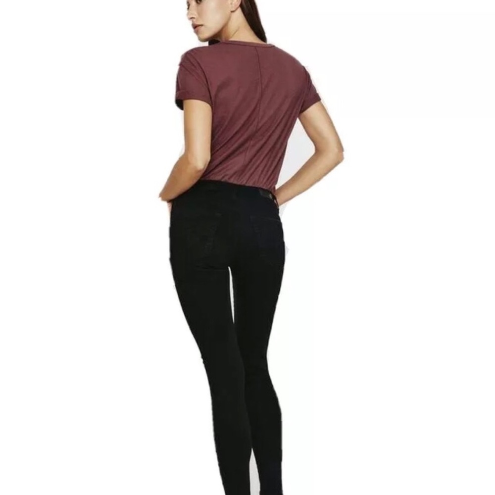 AG JEANS "THE LEGGING ANKLE SUPER SKINNY" Mid-Rise Jeans In "01Y-BPO"